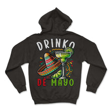Load image into Gallery viewer, Drinko De Mayo Mexican Mexico Cinco De Mayo T Shirt - Hoodie - Black