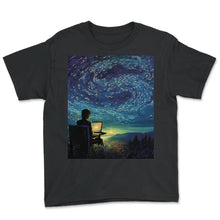 Load image into Gallery viewer, Programmer Starry Night Shirt Coding - Youth Tee - Black