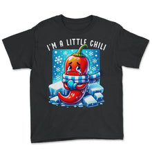 Load image into Gallery viewer, Im A Little Chili Funny Mexican Food Mexico Cinco De Mayo T Shirt - Youth Tee - Black