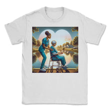 Load image into Gallery viewer, CNA Week Reflections Compassionate Care T Shirt - Unisex T-Shirt - White