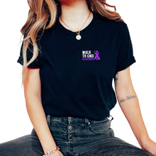 Load image into Gallery viewer, Alzheimer's Disease Shirt, Walk To End Alzheimer's Purple Ribbon