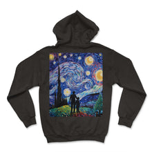 Load image into Gallery viewer, DSP Starry Night Shirt Compassionate Care Tee - Hoodie - Black