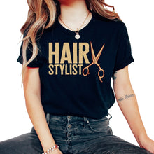 Load image into Gallery viewer, Hairstylist Shirt, Hair Stylist Tee, Cleaning Cutting Hair,