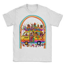 Load image into Gallery viewer, Cinco de Mayo Hippie Van Retro - Unisex T-Shirt - White