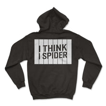 Load image into Gallery viewer, I think I spider German Slogans Gift - Hoodie - Black