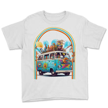 Load image into Gallery viewer, Dental Assistant Hippie Van Retro - Youth Tee - White