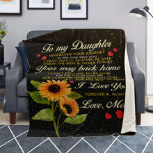Load image into Gallery viewer, Daughter Gift Christmas Mother's Day Blanket