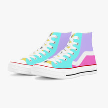 Load image into Gallery viewer, 285. New High-Top Canvas Shoes - White