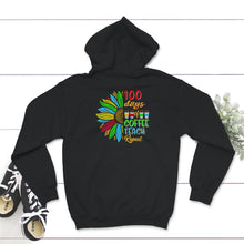 Load image into Gallery viewer, 100 Days Of Coffee Teach Repeat, Funny 100 Days Of School Coffee Tee,