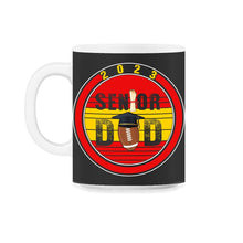 Load image into Gallery viewer, 2023 Senior Football Dad Graduation Grad Gift T Shirt - 11oz Mug - Black on White