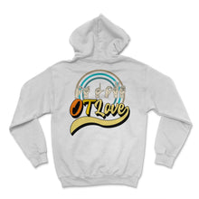 Load image into Gallery viewer, Occupational Therapy Shirt, OT Love 3 Tee, OT Assistant Gift, - Hoodie - White