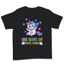 Load image into Gallery viewer, 100th Day Of School Shirt For Girls Cute Unicorn 100 Days Of Magical