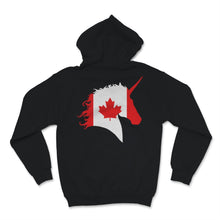 Load image into Gallery viewer, Canada Day Cute Unicorn Red Canadian Flag Maple Leaf July 1st