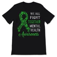 Load image into Gallery viewer, Mental Health Awareness We All Fight Together Butterfly Green Ribbon