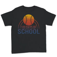 Load image into Gallery viewer, 100 Days Of School, Funny 100 Days Tennis Ball Tee, Teacher And