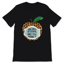Load image into Gallery viewer, 100 Days Of School Shirt And I Still Loving It Mask Leopard Distance