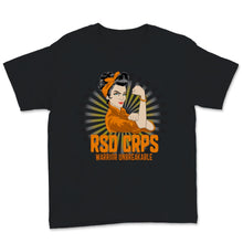 Load image into Gallery viewer, RSD CRPS Awareness Warrior Unbreakable Orange Ribbon Strong Woman