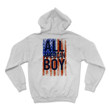 Load image into Gallery viewer, All American Boy 4th of July Vintage USA Flag American Independence