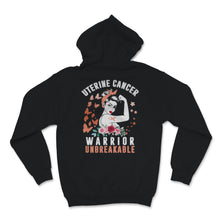 Load image into Gallery viewer, Uterine Cancer Awareness Warrior Unbreakable Strong Woman Peach