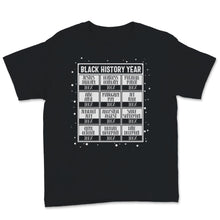 Load image into Gallery viewer, Black History Year Calendar 100% Freedom Slavery Equality Quote