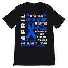 Load image into Gallery viewer, April is National Child Abuse Prevention Month Awareness Blue Ribbon