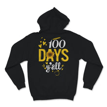 Load image into Gallery viewer, 100 Days Y'all Funny 100th Day Of School Shirt Sunflower Distance