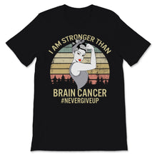 Load image into Gallery viewer, Vintage I Am Stronger Than Brain Cancer Glioblastoma Awareness Strong