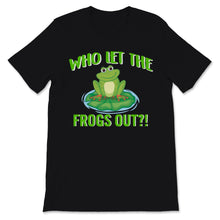 Load image into Gallery viewer, Funny Let The Frogs Out Plague Pesach Passover Cute Graphic Frog