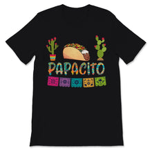 Load image into Gallery viewer, Mens Papacito Mexican Taco Cactus Sombrero Cinco de Mayo Gift for Dad