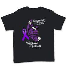 Load image into Gallery viewer, Migraine Awareness Not Just A Headache Purple Ribbon Warrior