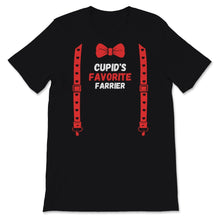 Load image into Gallery viewer, Valentines Day Shirt Cupid's Favorite Farrier Funny Red Bow Tie