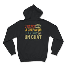Load image into Gallery viewer, Chat T-shirt, J'étais Le Chef Avoir D'avoir Un Chat, Mignon Chaton