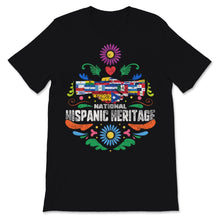 Load image into Gallery viewer, National Hispanic Heritage Month Vintage Hands Hispanic Countries