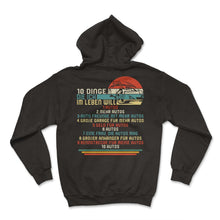 Load image into Gallery viewer, 10 Dinge, die ich im Leben will Autos Shirt, Mechaniker lustige - Hoodie - Black