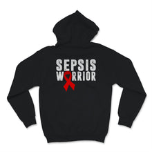 Load image into Gallery viewer, Sepsis Warrior Red Ribbon Awareness Faith Warrior Support Warrior Gift