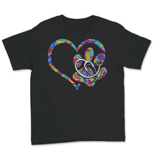 Load image into Gallery viewer, Vet Tech Shirt, Veterinarian Graduation Gift, Dog Paw Heart