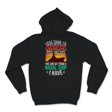 Load image into Gallery viewer, Less 1% American Seen Naval Ship Sunset Veteran Day Men Gift