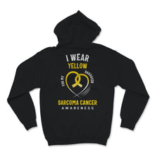Load image into Gallery viewer, I Wear For My Daughter Yellow Sarcoma Cancer Awareness Ribbon Heart