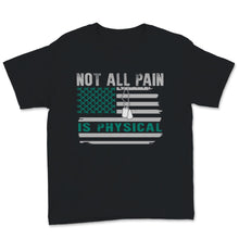 Load image into Gallery viewer, Not All Pain Is Physical PTSD Awareness Teal Awareness Ribbon USA