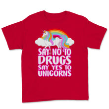 Load image into Gallery viewer, Red Ribbon Week Say No Drugs Say Yes to Unicorns Prevention Awareness