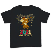 Load image into Gallery viewer, Happy New Year 2021 Year Of The Ox Cute Dabbing Ox Chinese New Year