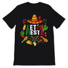 Load image into Gallery viewer, Cinco De Mayo Let's Fiesta Mexican Flag Party Mexico Hat Cactus Taco