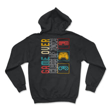 Load image into Gallery viewer, Game Over Class Of 2023 Shirt, Video Games Vintage Teacher Graduation - Hoodie - Black