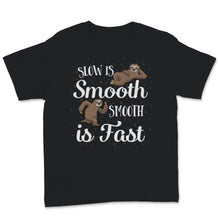 Load image into Gallery viewer, Slow is Smooth is Fast Seal Aikido Martial Arts Philosophy Sloth