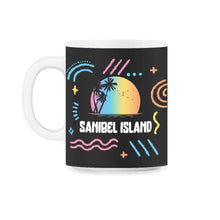 Load image into Gallery viewer, Sanibel island Florida Vacation Family - 11oz Mug - Black on White