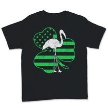 Load image into Gallery viewer, Flamingo USA Flag St Patrick's Day Shamrock Leprechaun Lucky Irish