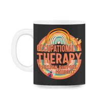 Load image into Gallery viewer, Occupational Therapy Shirt, Passion Purpose Possibility Tee, OT Gift - 11oz Mug - Black on White