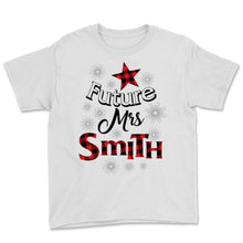 Load image into Gallery viewer, Future Mrs Smith Buffalo Plaid Just Married Bachelorette Party