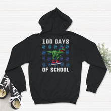 Load image into Gallery viewer, 100 Days Of School Shirt, 100 Days Of School Dinosaur T-Rex Tee,