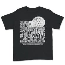 Load image into Gallery viewer, Lung Cancer Warrior, I Am The Devil, Lung Cancer Awareness Shirt,